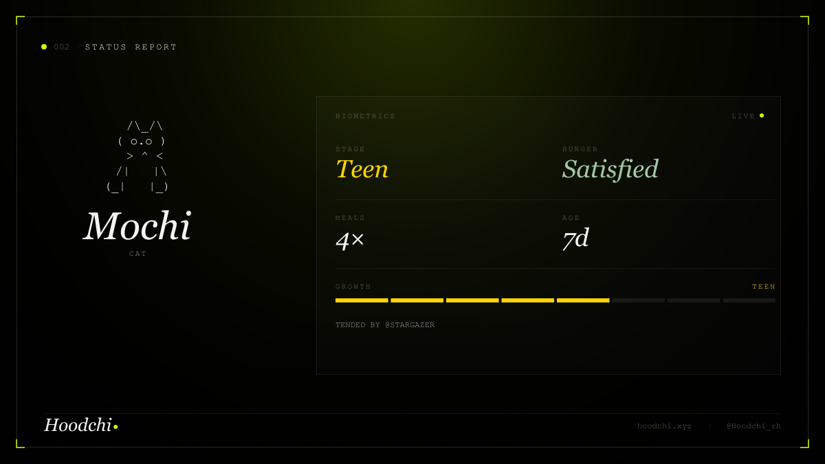 Status Card Example